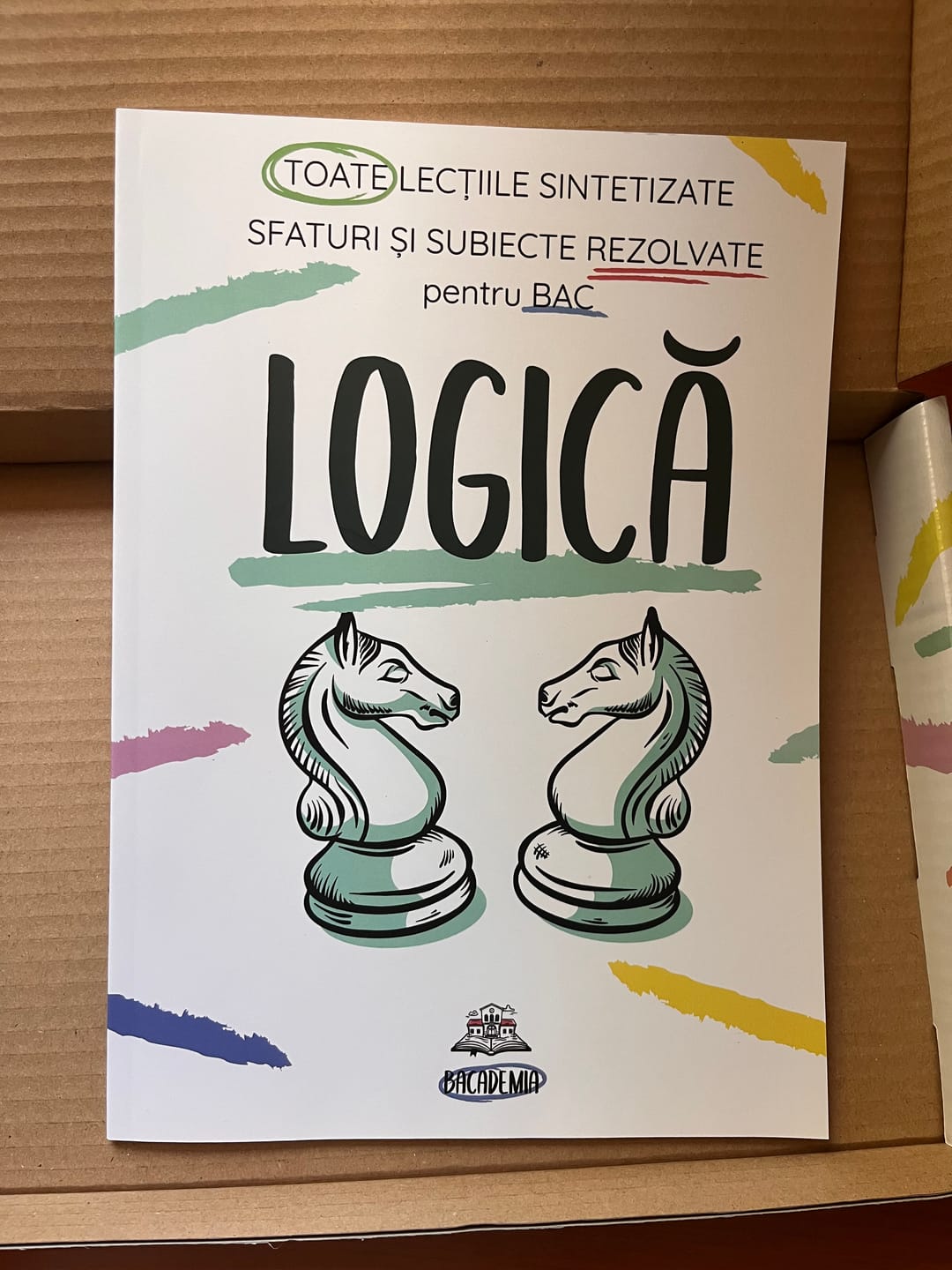 Customer photo review of Carte Logică Bacalaureat Bacademia