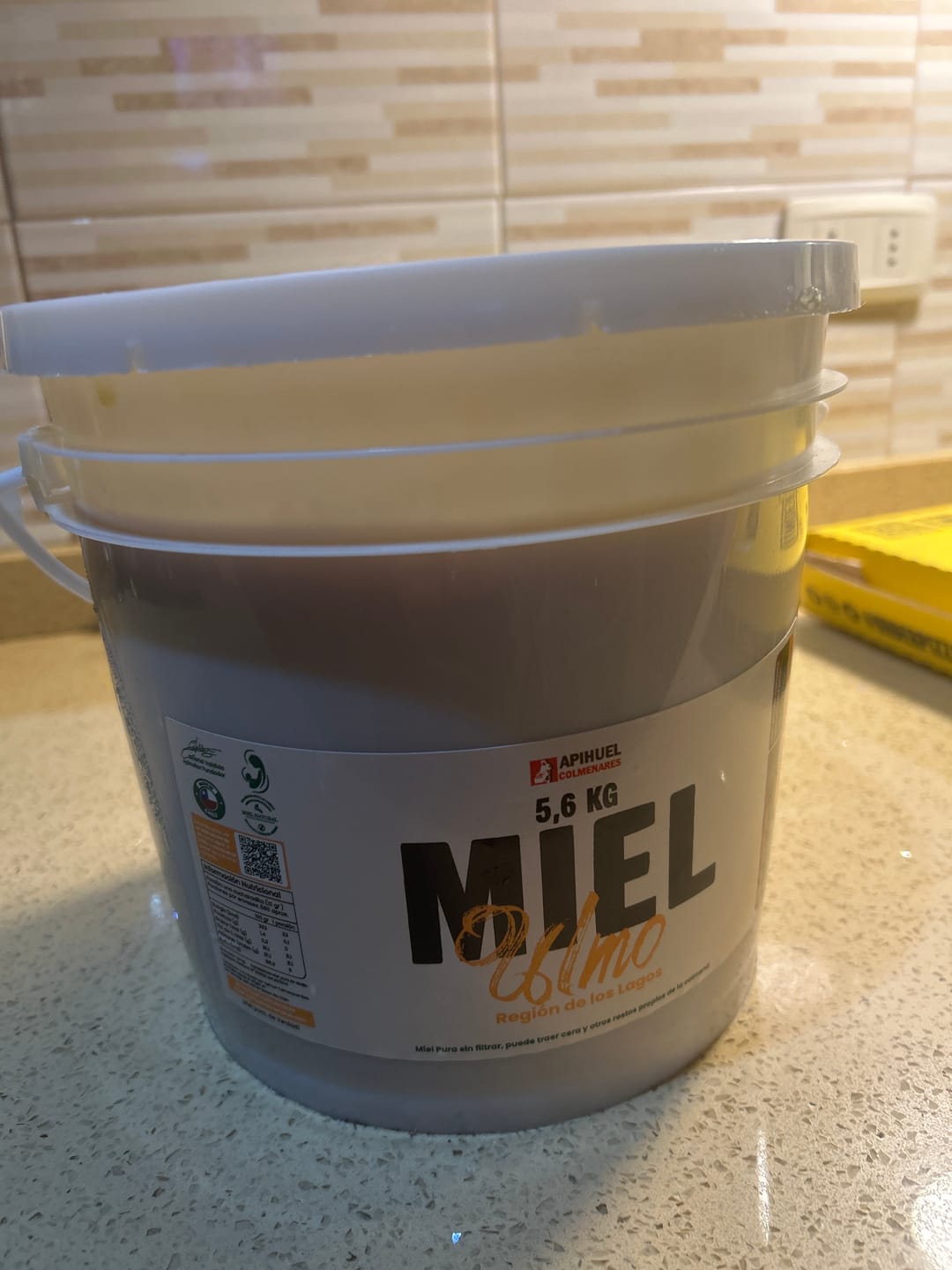 Customer photo review of Balde Miel de Ulmo 5,6 kg
