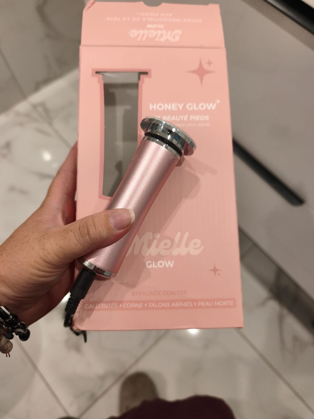 Customer photo review of ✨ HoneyGlow™ – Kit Beauté Pieds