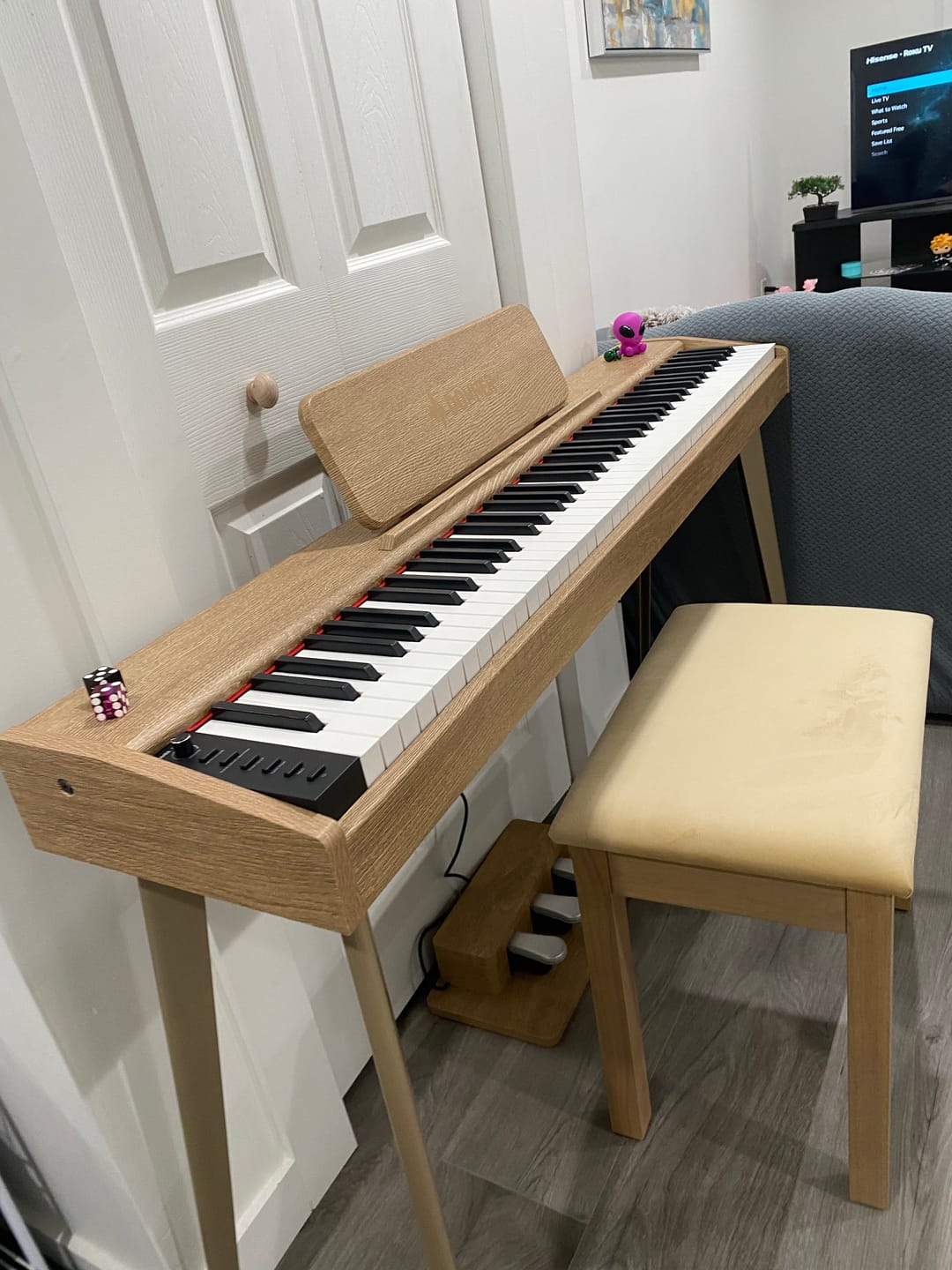 Customer photo review of Donner DDP-60 Semi-Weighted Digital Piano