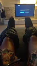 Customer photo review of "Professional Air Compression Leg Recovery System for Circulation and Lymphatic Drainage"