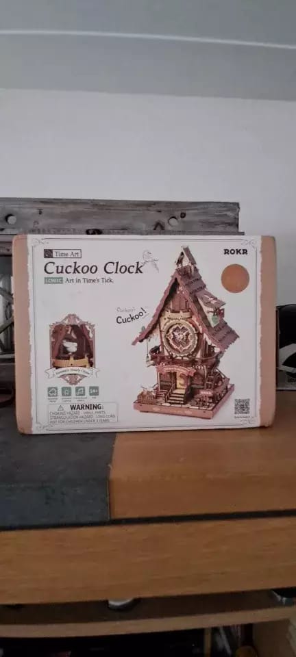 Customer photo review of Wooden Cuckoo Clock Kit – ROKR Mechanical Clock