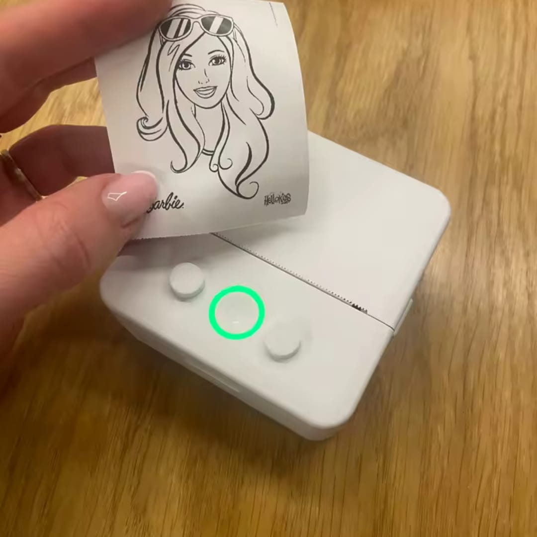 Customer photo review of Mini Impresora Térmica Bluetooth Portátil