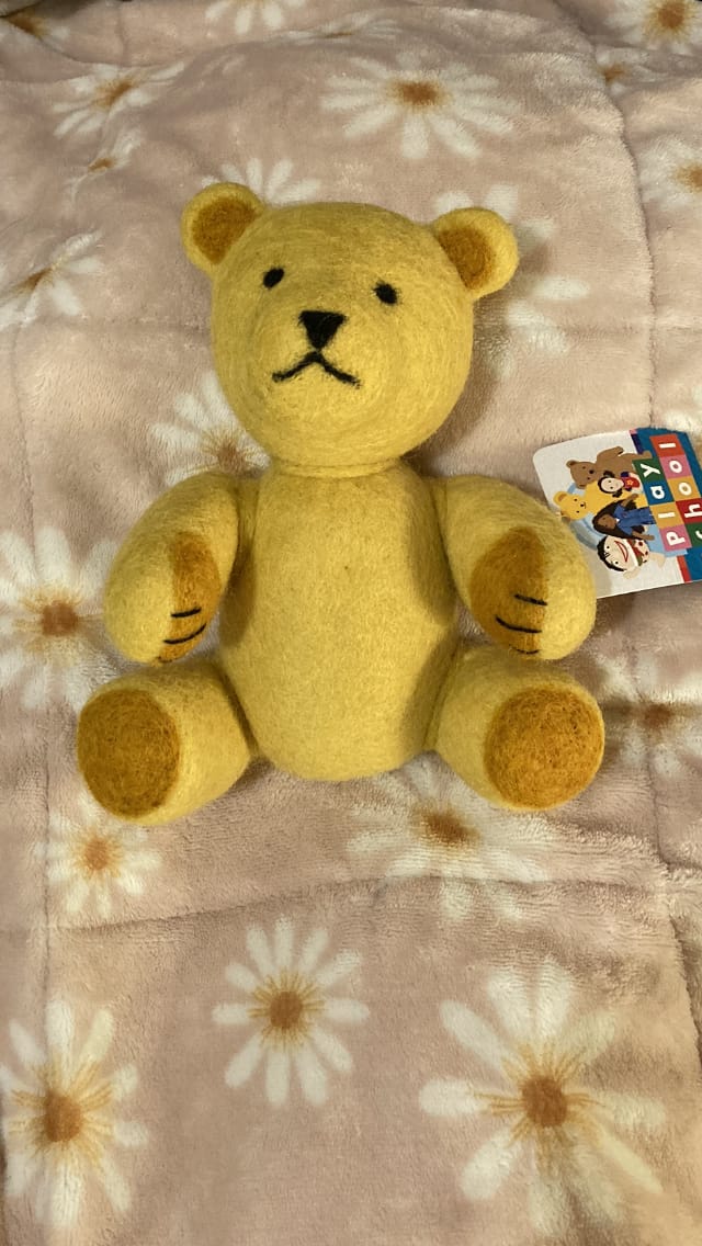 Customer photo review of ABC Play School - Felt Big Ted Toy
