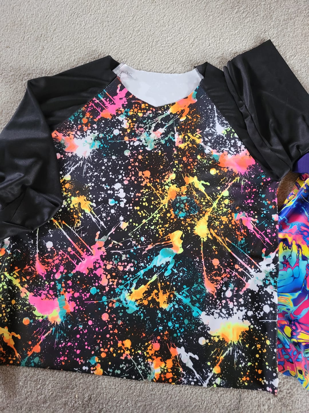Customer photo review of Сolor Splash Rainbow Nylon Spandex