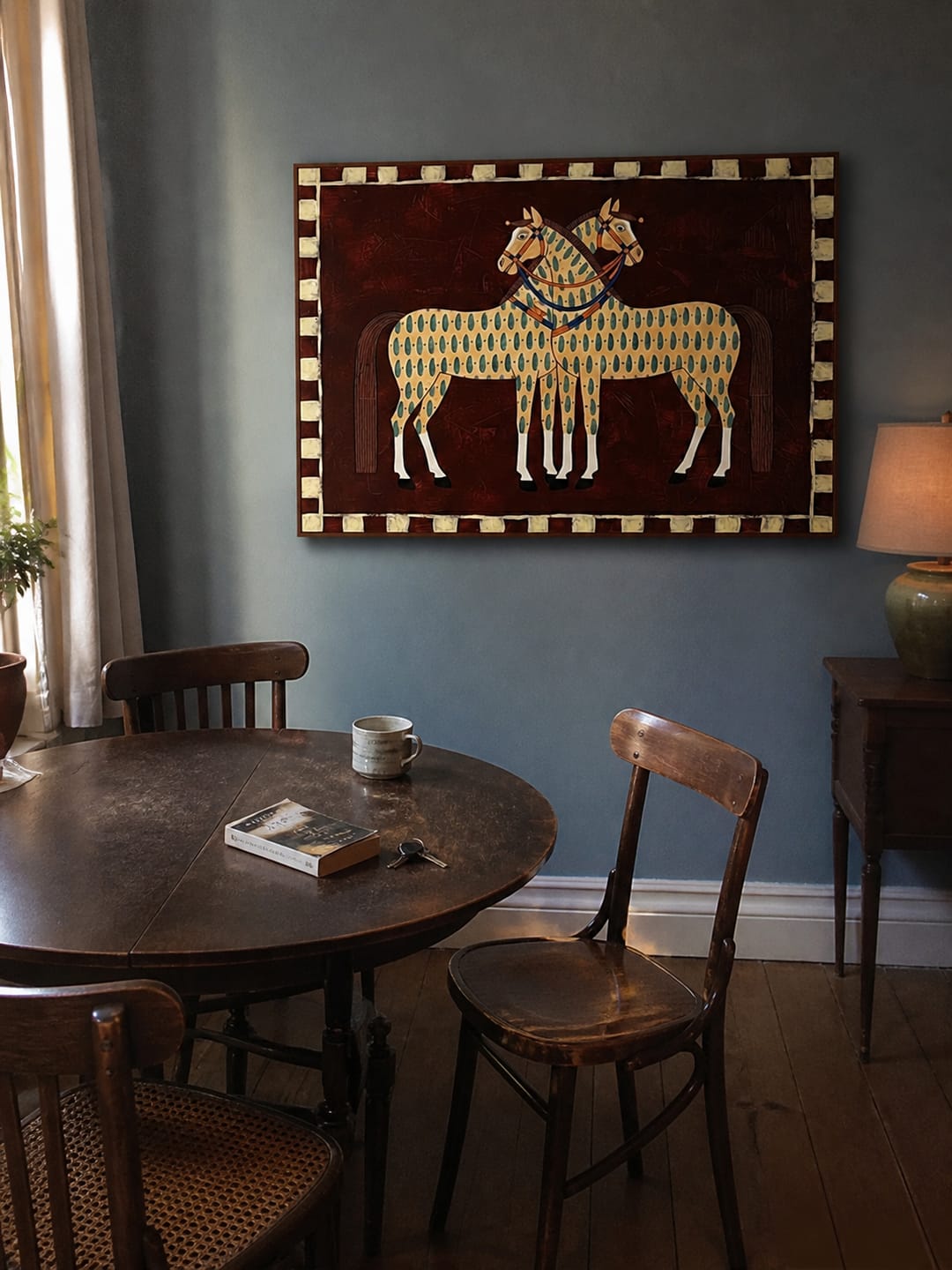 Customer photo review of Modern Folk Art｜Twin Sentinels