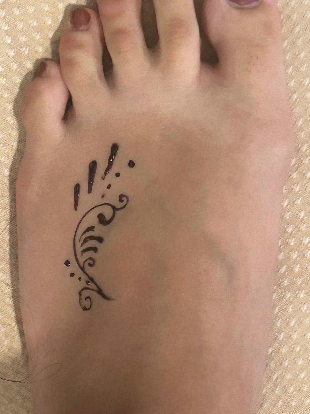 Customer photo review of Jagua Tattoo Kit (1 oz)