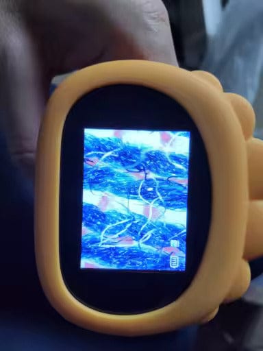 Customer photo review of Kit Explorador: Microscopio Infantil Portable Digital HD + Guía de Crianza Digital 🔬✨