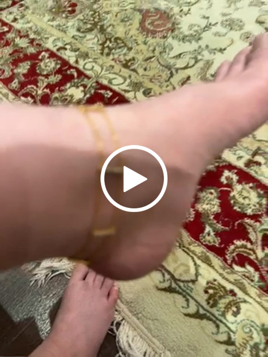 Customer video review of Tulum Chain Anklet