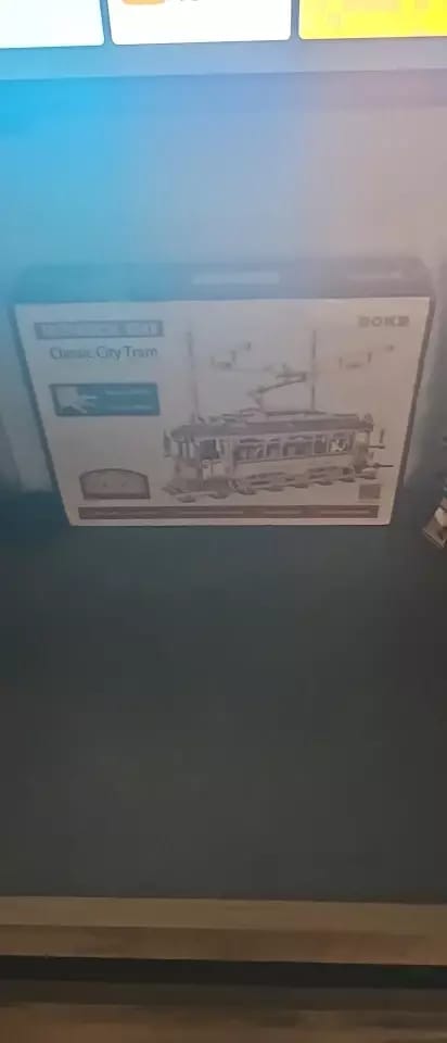Customer photo review of ROKR Classic City Tram 3D Wooden Puzzle