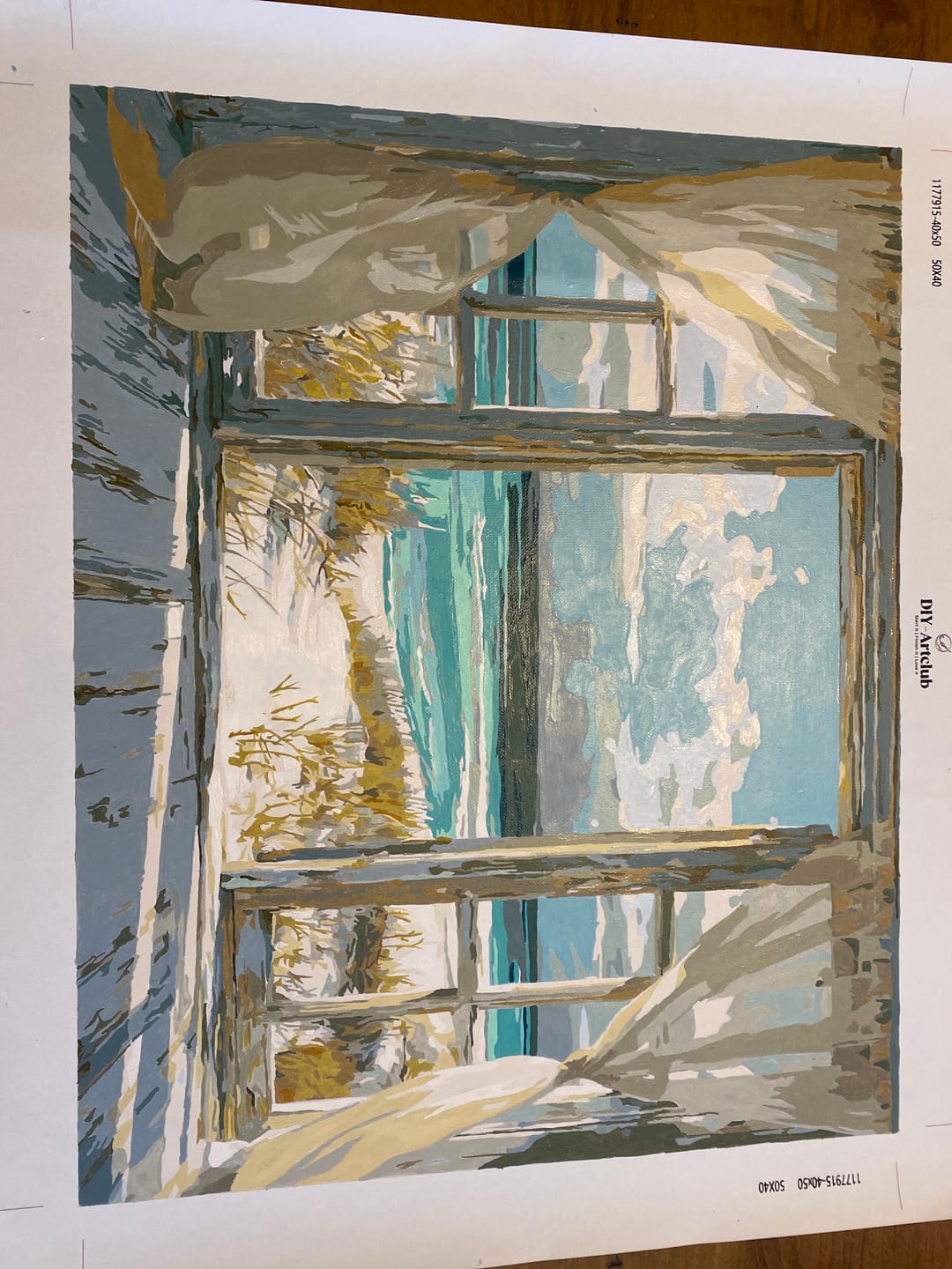 Customer photo review of Whispers of the Shore | Paint by Number