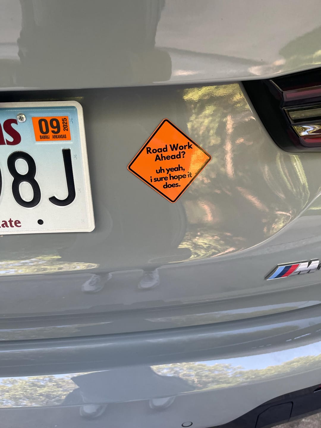 Customer photo review of road work ahead? uh yea, i sure hope it does.