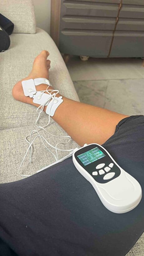 Customer photo review of Şarjlı TENS/EMS Masaj Fizik Tedavi Cihazı