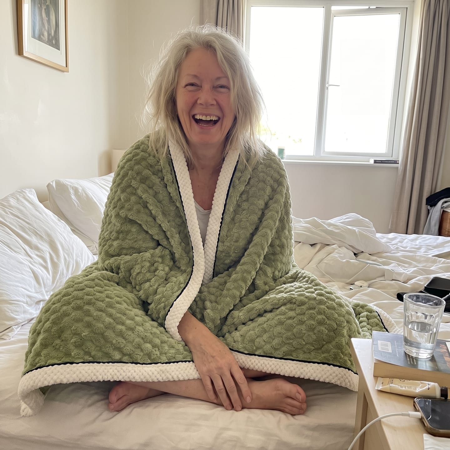 Customer photo review of Extra NuvoDreams™ DeepWarm Blanket One Time Only Offer!