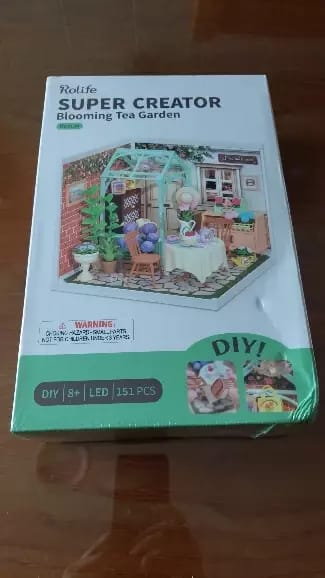 Customer photo review of DIY Dollhouse Bathroom – Rolife Pop Bubble DW014B