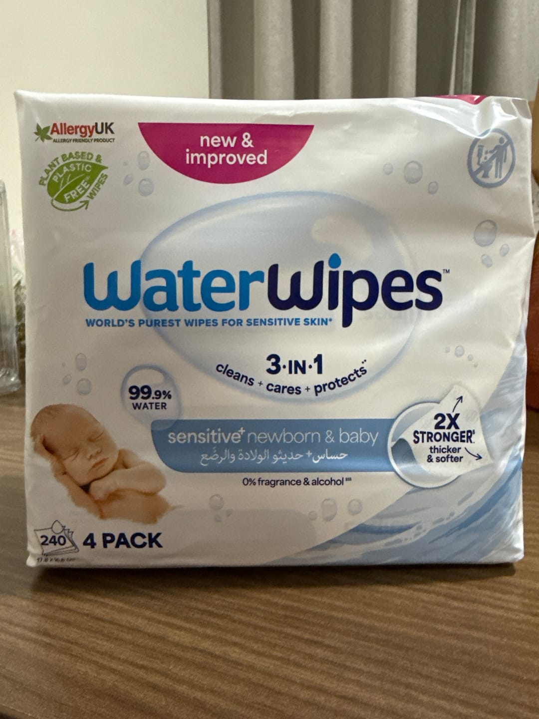 Customer photo review of Water Wipes for Newborns - The World Purest Wipes