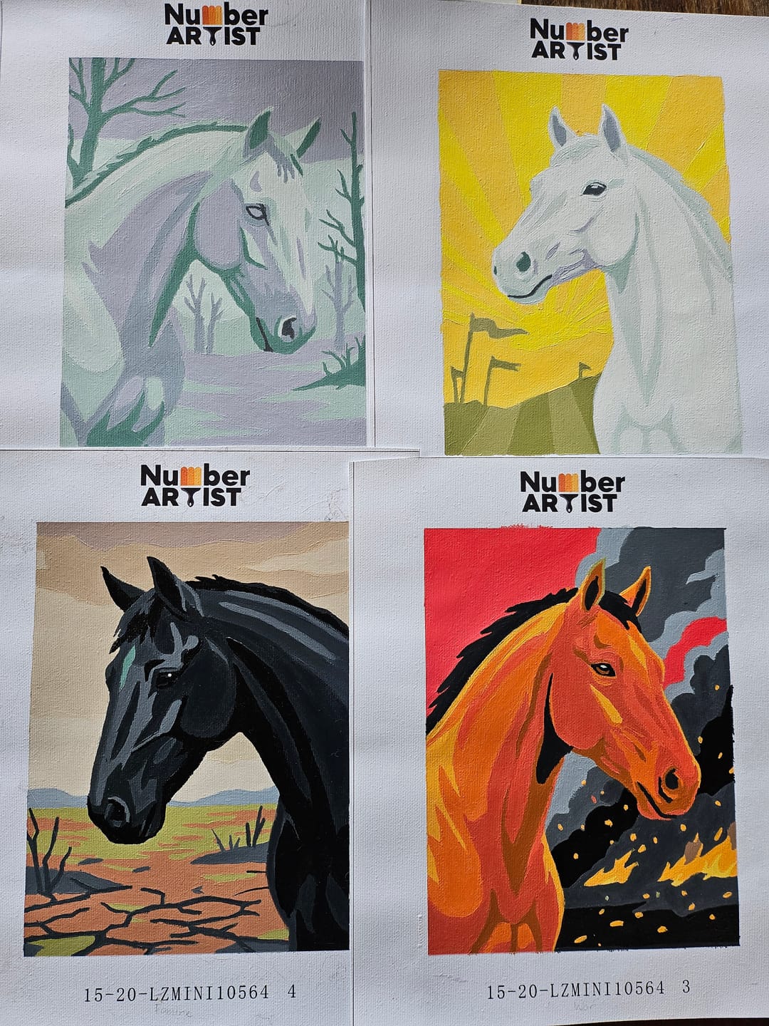 Customer photo review of Four Horses of Apocalypse | 4 Mini Kits