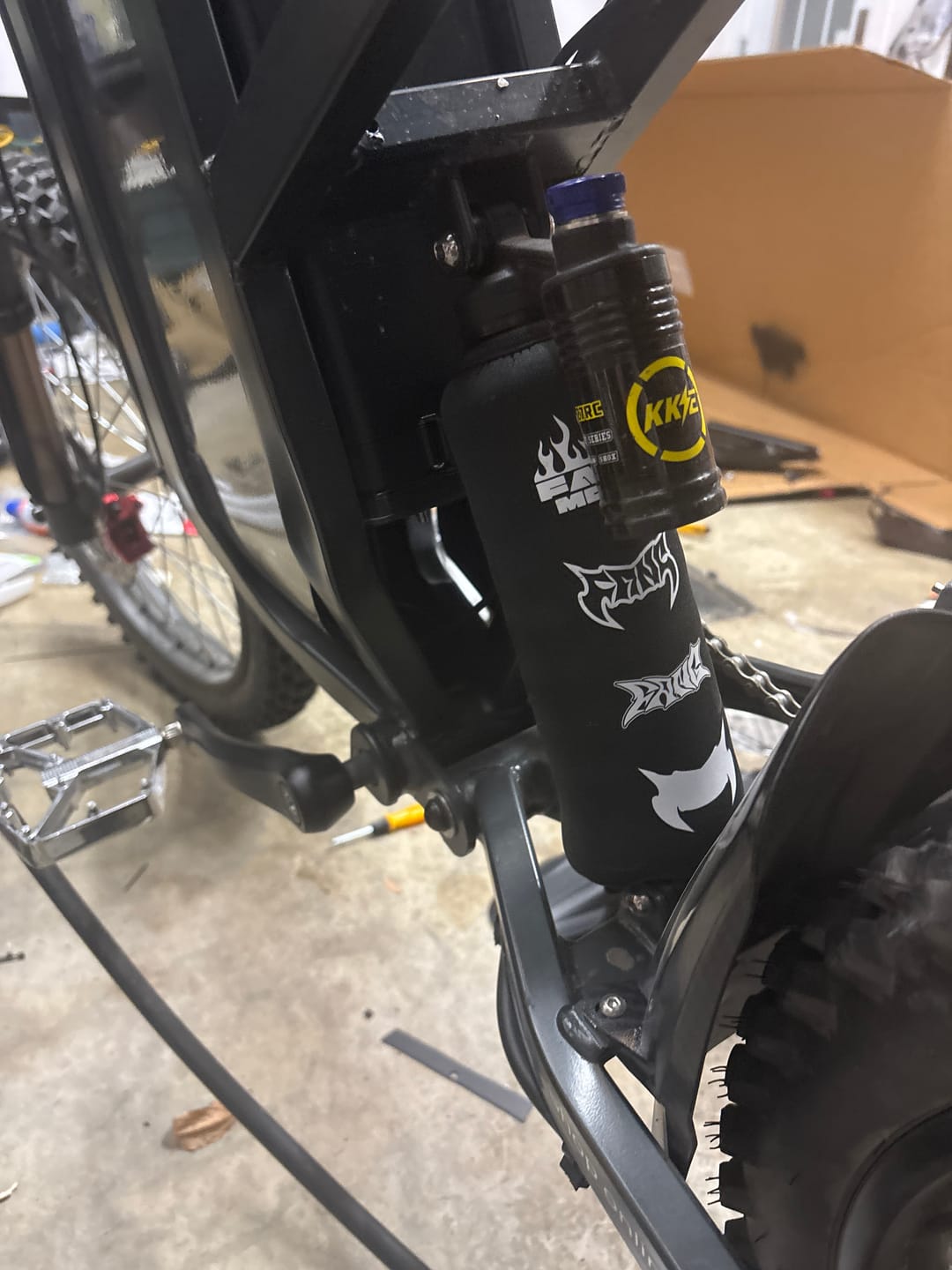 Customer photo review of Mini eMoto Shock Cover