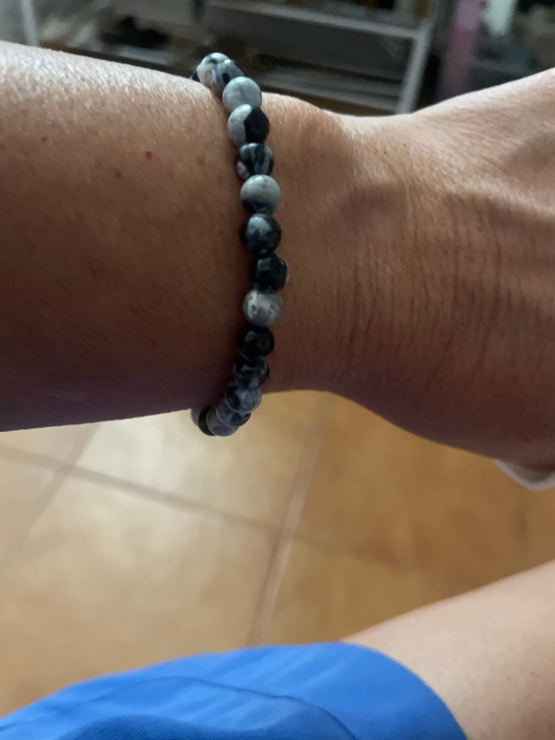 Customer photo review of Pulsera Ágata Orca | 6mm | Equilibrio y Superación