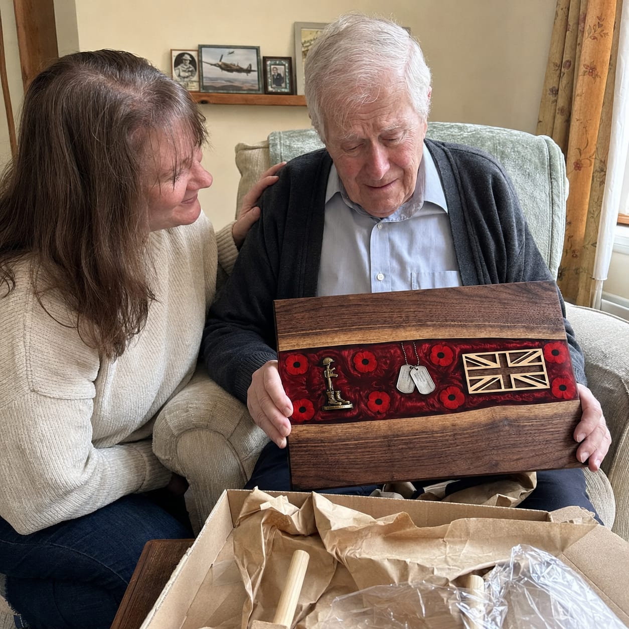 Customer photo review of UK Military Cutting Boards