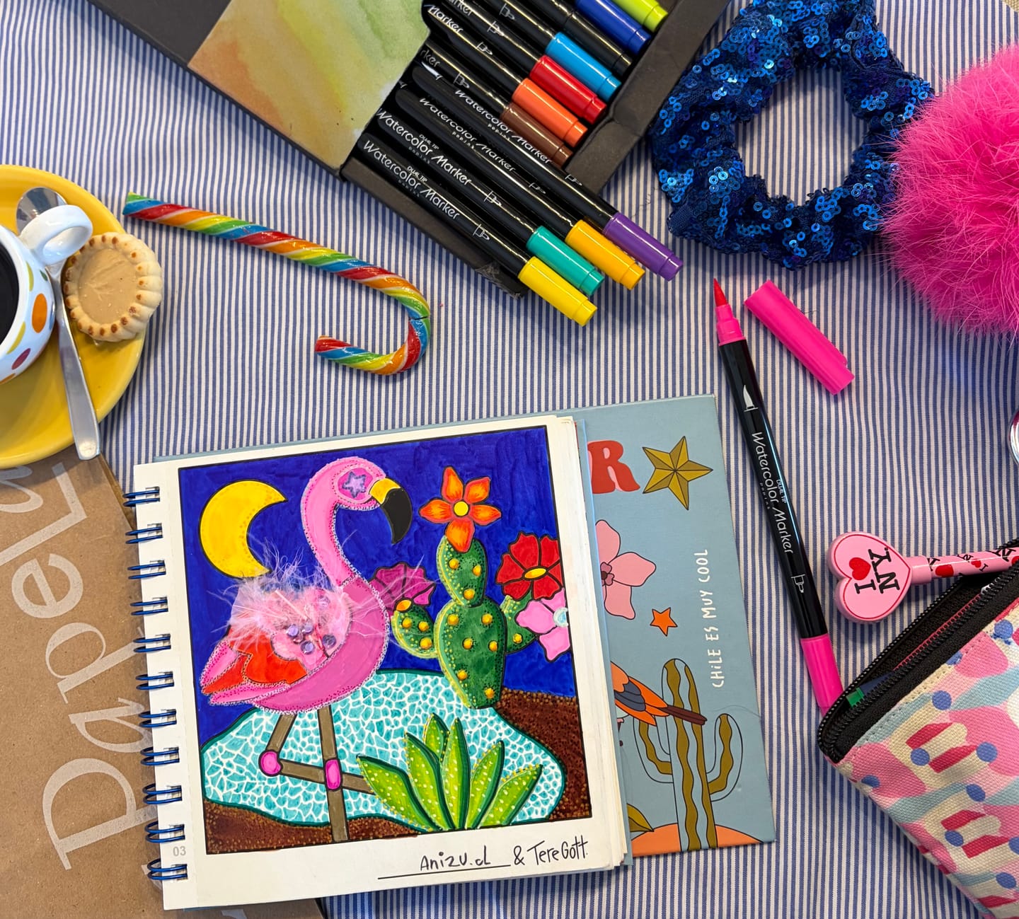 Customer photo review of Libro para Colorear Wander