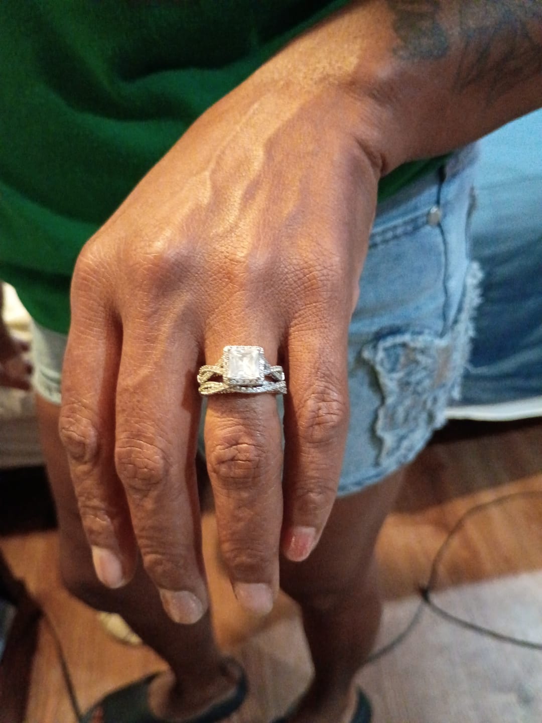 Customer photo review of FREE Today: Prince Rose Couple Ring