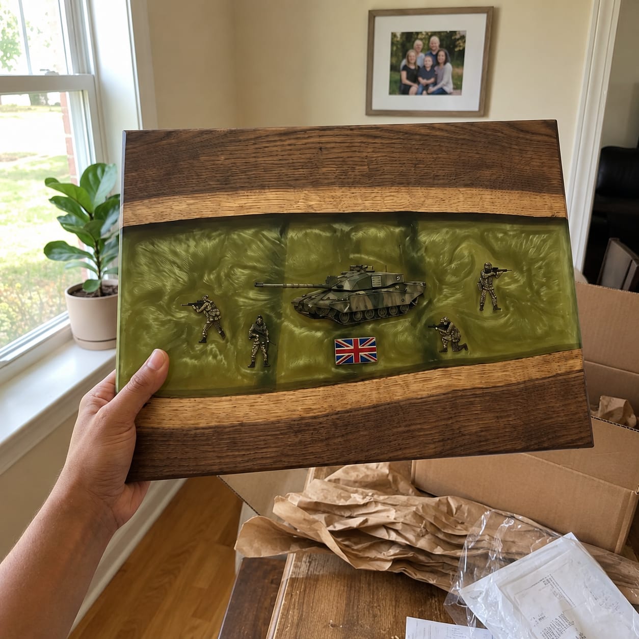 Customer photo review of UK Military Cutting Boards