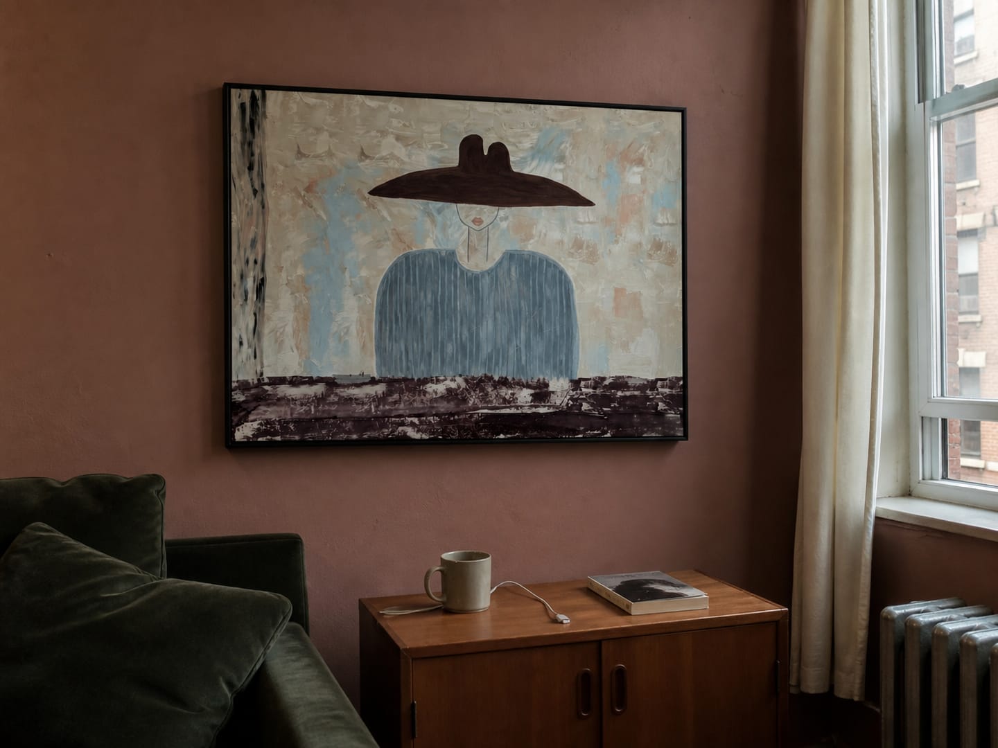 Customer photo review of Vintage Americana Art｜Quiet Gaze