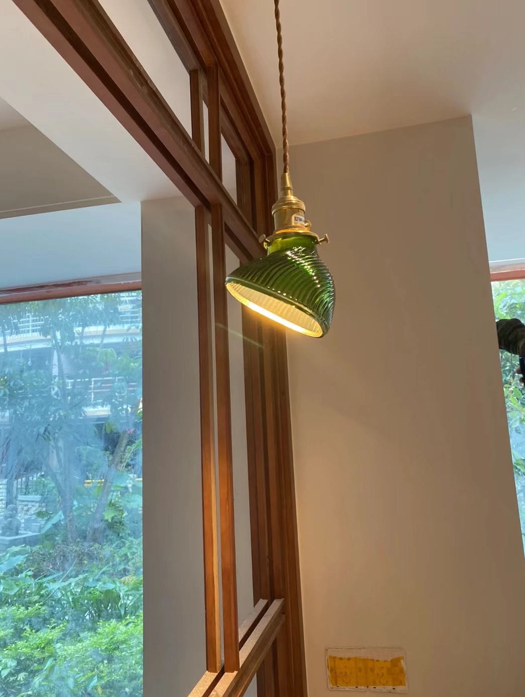 Customer photo review of Luxury Copper Holder Light, Gold Dark Green