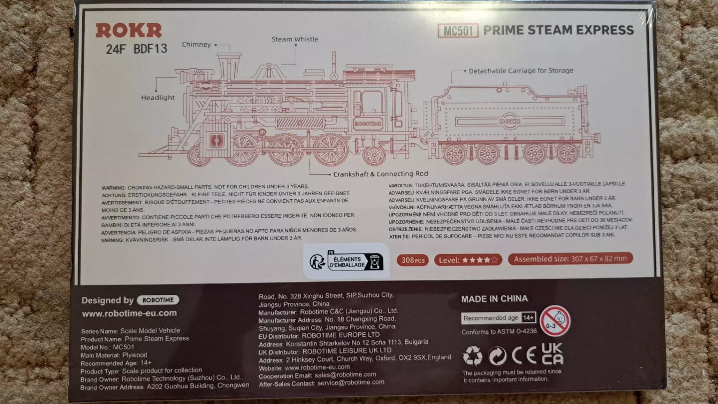 Customer photo review of Heavy Truck Scale Model 3D Wooden Puzzle