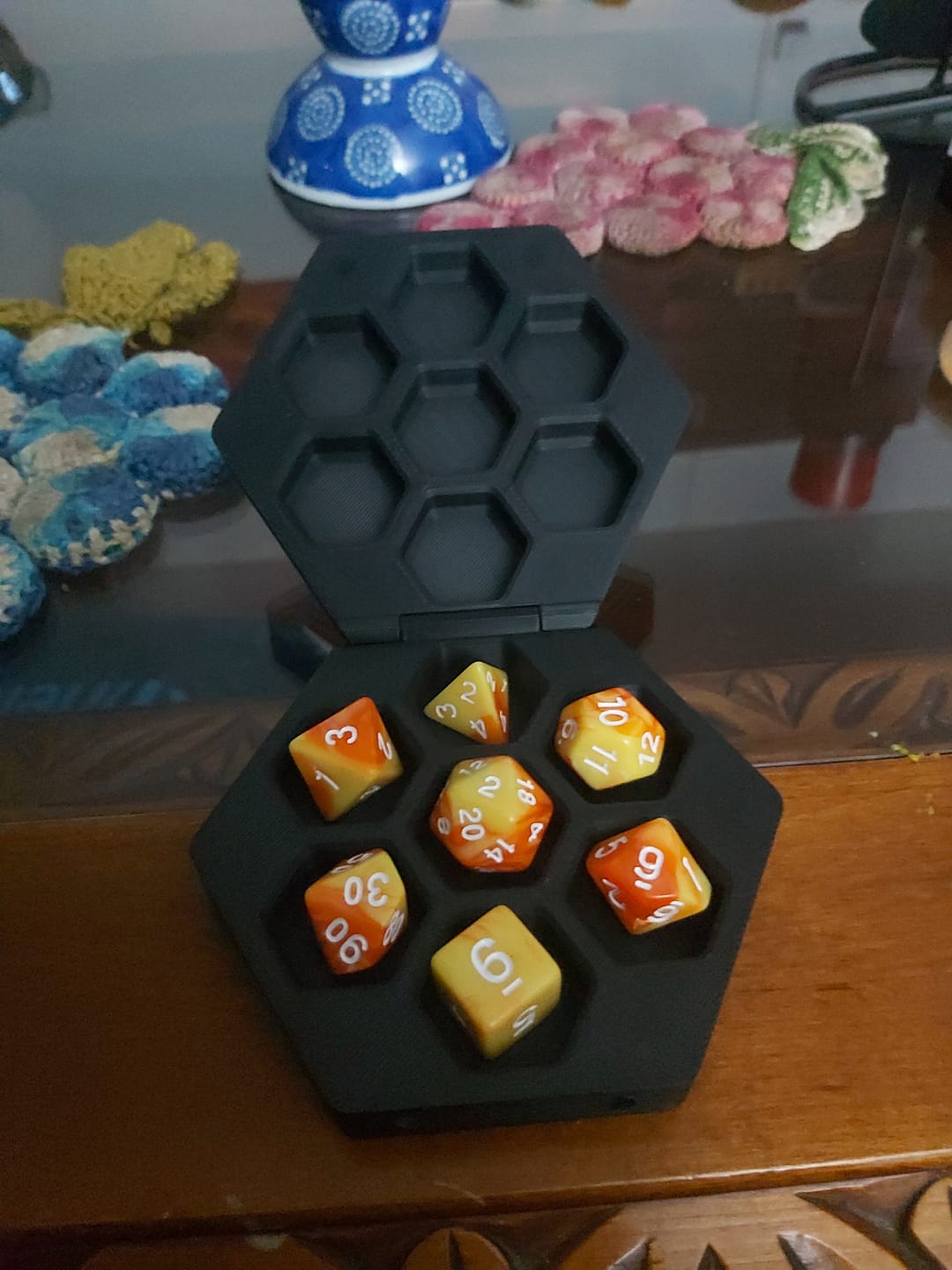 Customer photo review of Mystery Dice Set – Hundreds of Different Dice