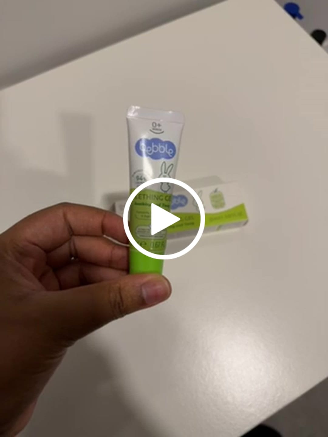 Customer video review of Bebble Teething Gel, 20ml