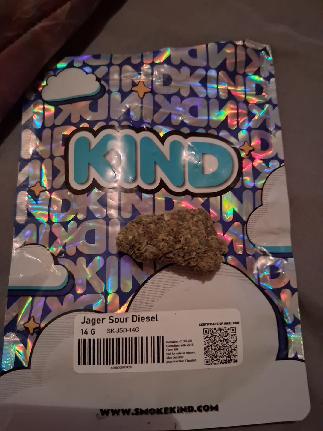 Customer photo review of Jager Sour Diesel - 14 Grams - Hybrid