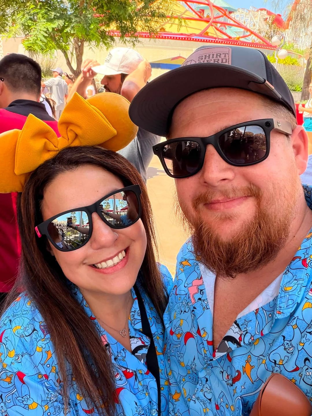 Customer photo review of Electric Pink Cabana Shades