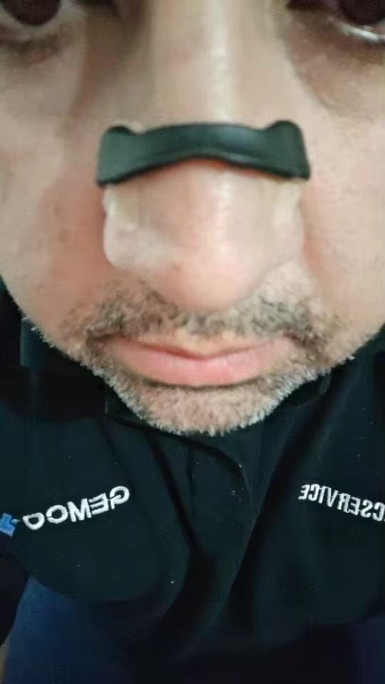Customer photo review of AeroFlow Pro — Despeja tu nariz tapada y vuelve a respirar libre, de día y de noche