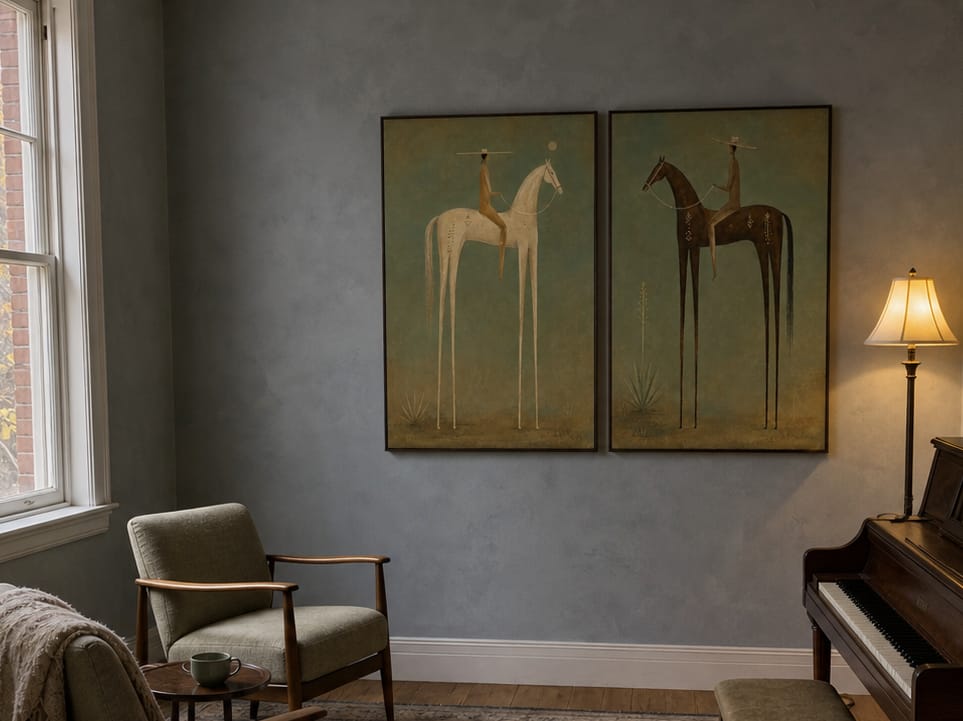 Customer photo review of Vintage Americana Art｜Twin Stillness