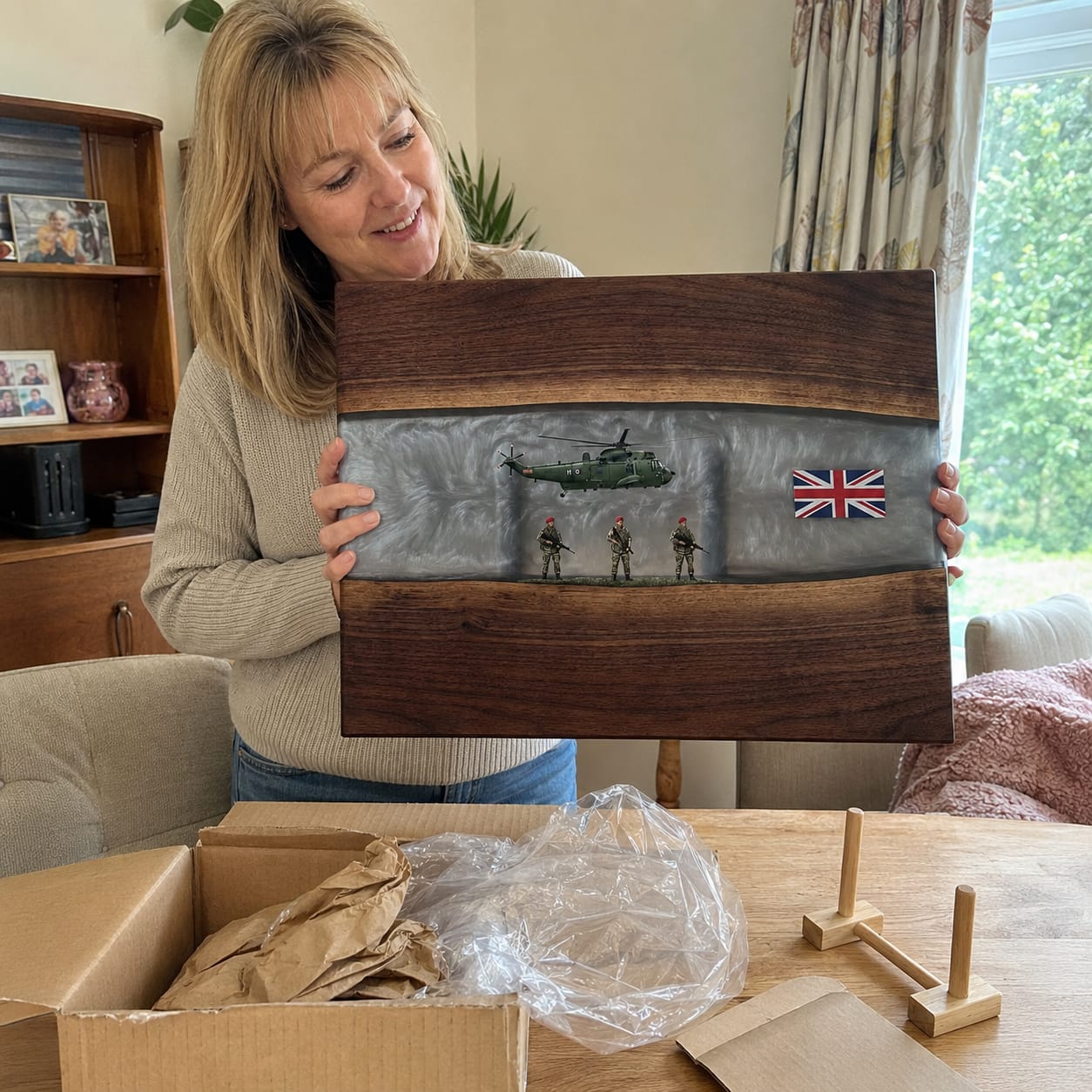 Customer photo review of UK Military Cutting Boards