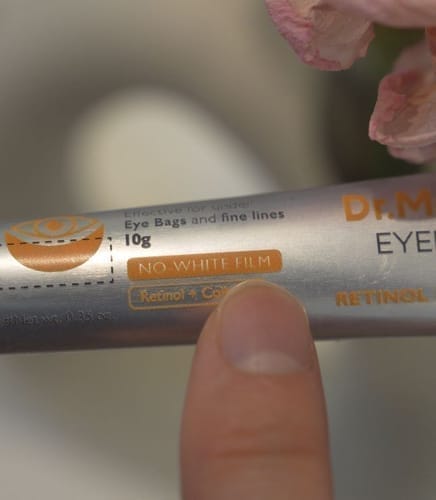 Customer photo review of Retinol Eyebag Cream