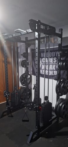 Customer photo review of IRONSIDE Power Rack with Cable System