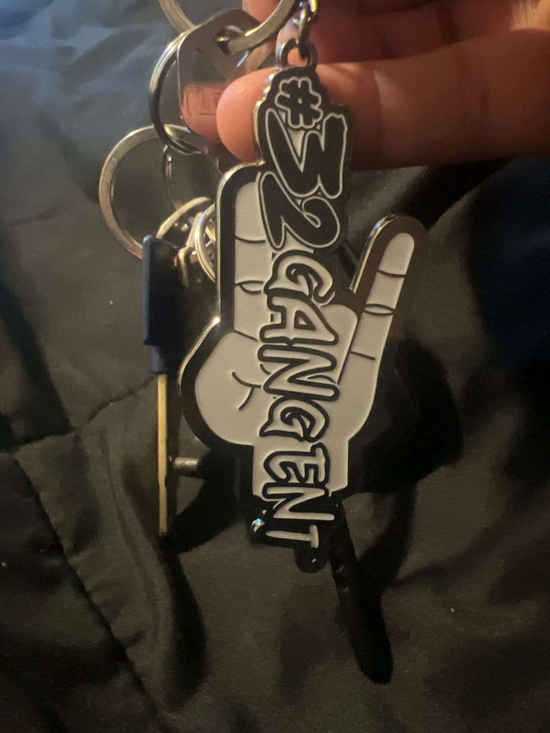 Customer photo review of SHOCKER METAL KEYCHAIN