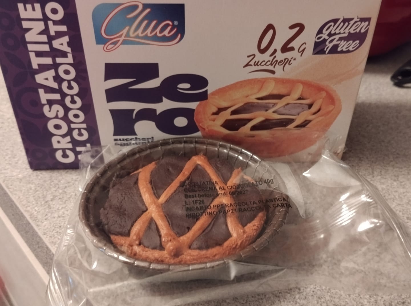 Customer photo review of Crostatine con crema al cioccolato