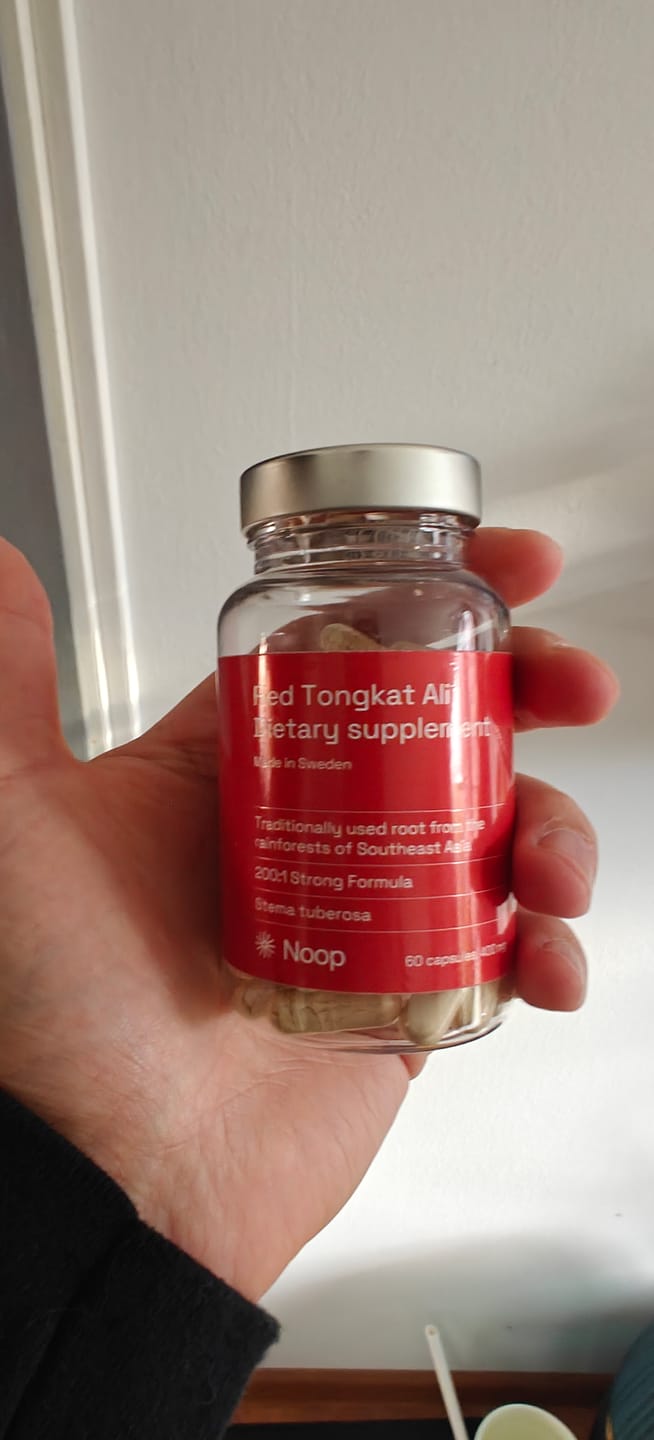 Customer photo review of Röd Tongkat Ali Noop