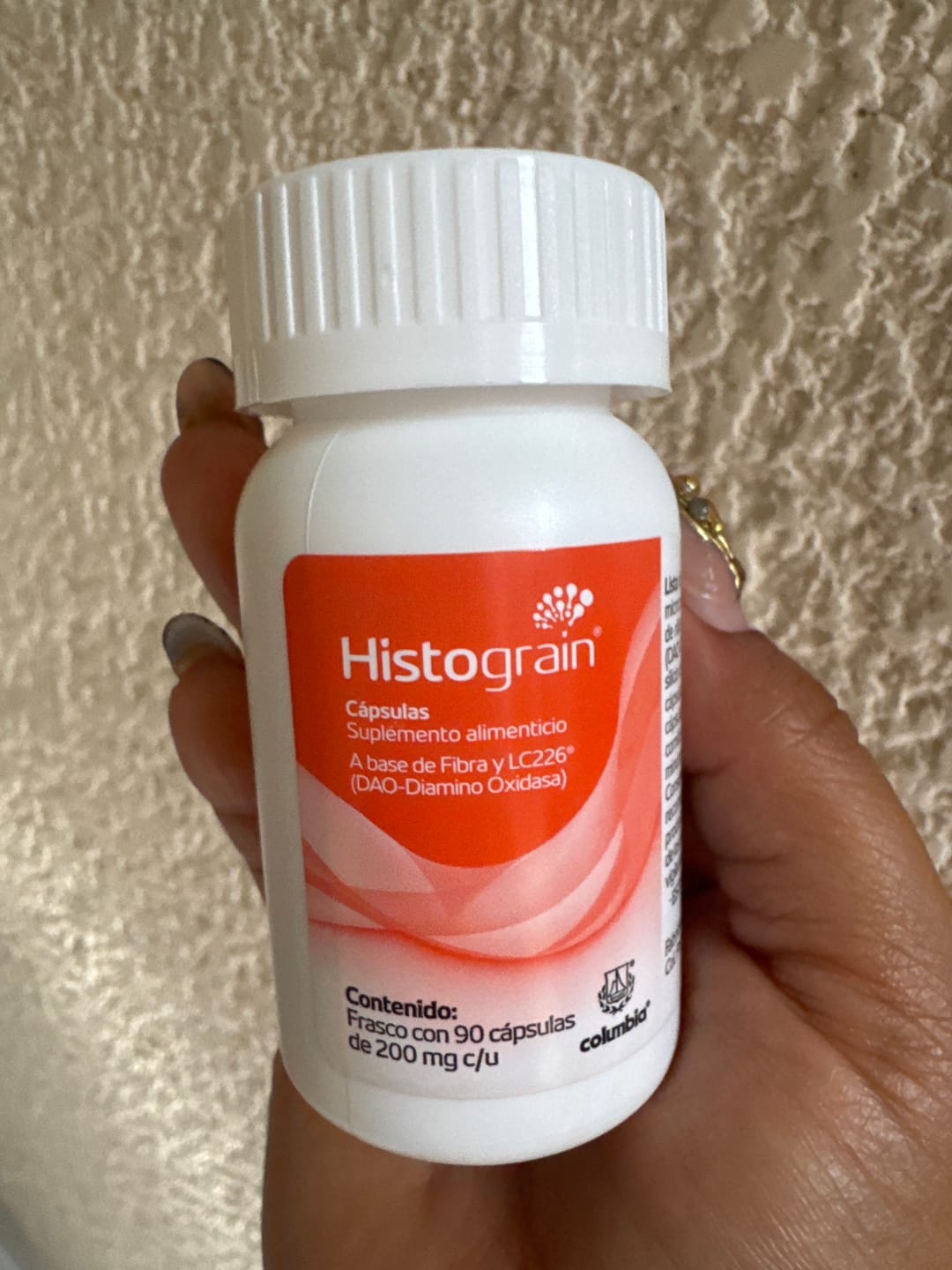 Customer photo review of Histograin - 90 Cápsulas - Enzima DAO