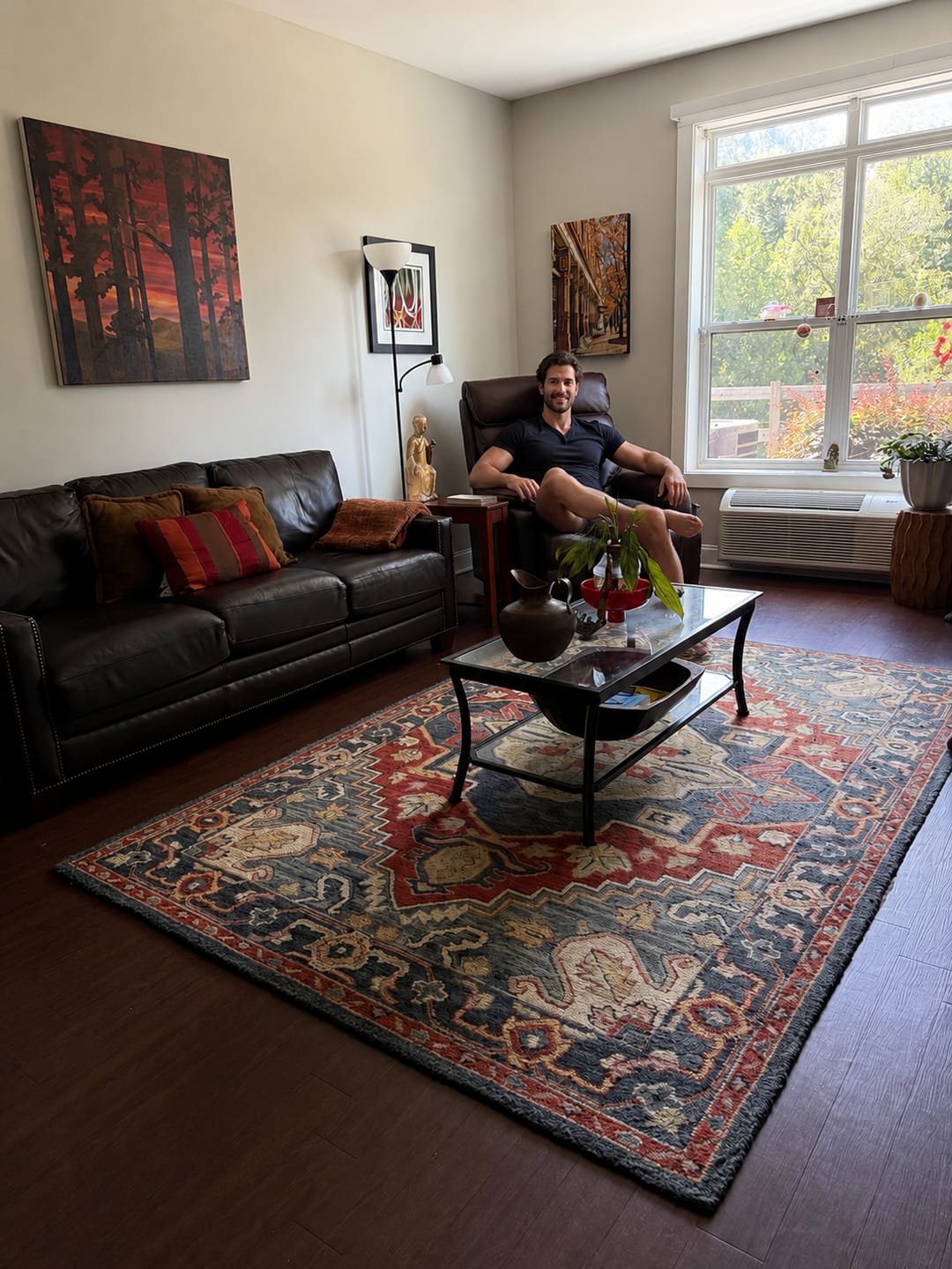 Customer photo review of 9188E Big Man Power Lift Recliner – Dual Motor, 400LBS, Lay Flat, Heat & Massage