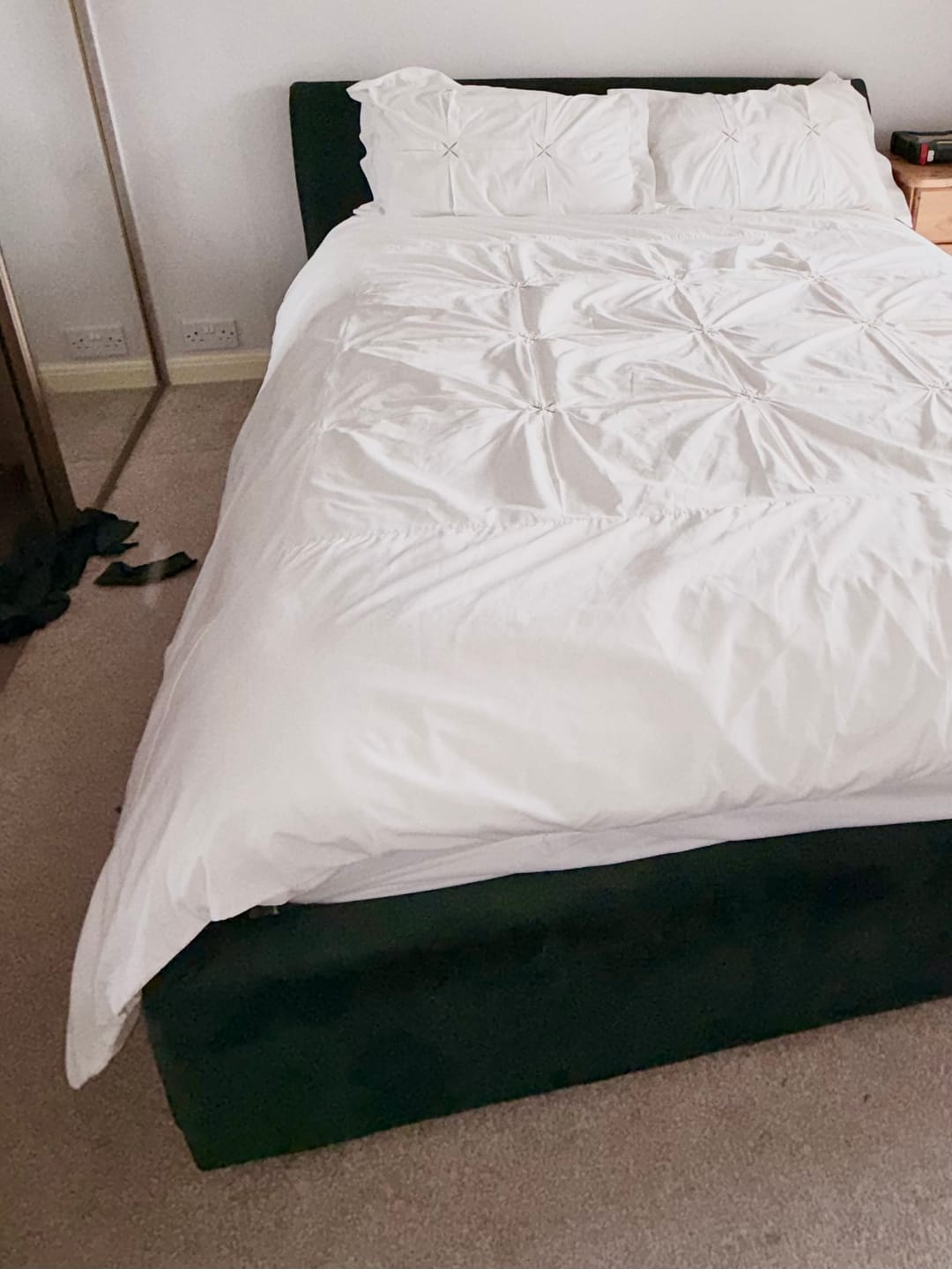 Customer photo review of Plain Upholstery Velvet Fabric