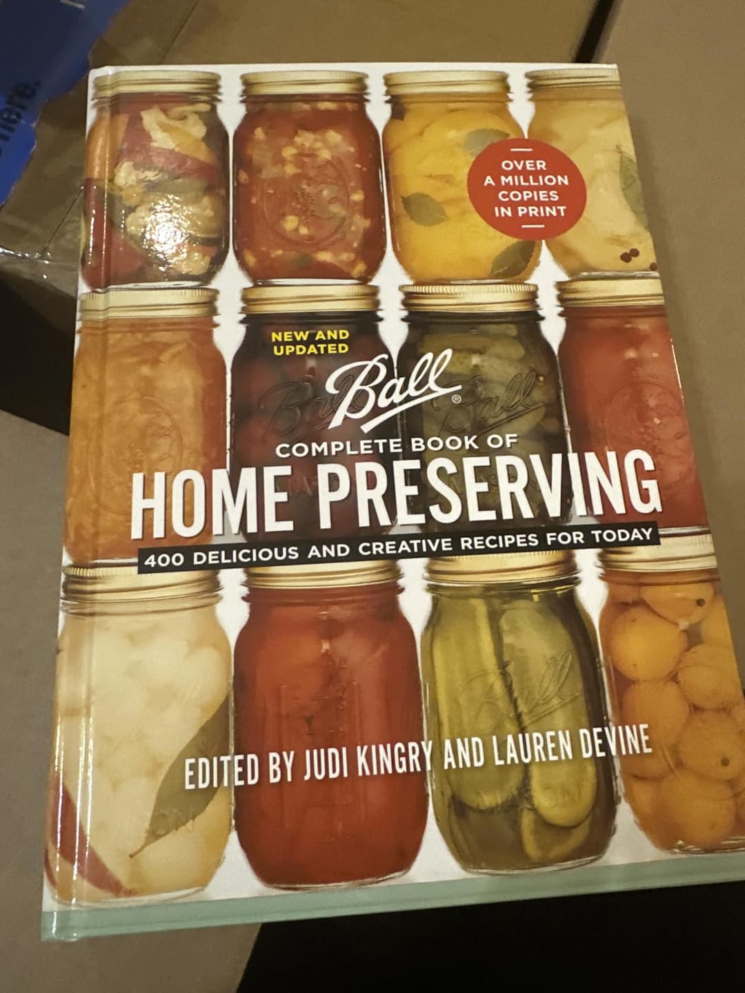 Customer photo review of Complete Book of Home Preserving