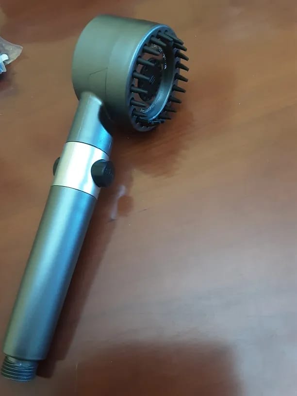 Customer photo review of Cabezal de ducha de alta presión con filtro