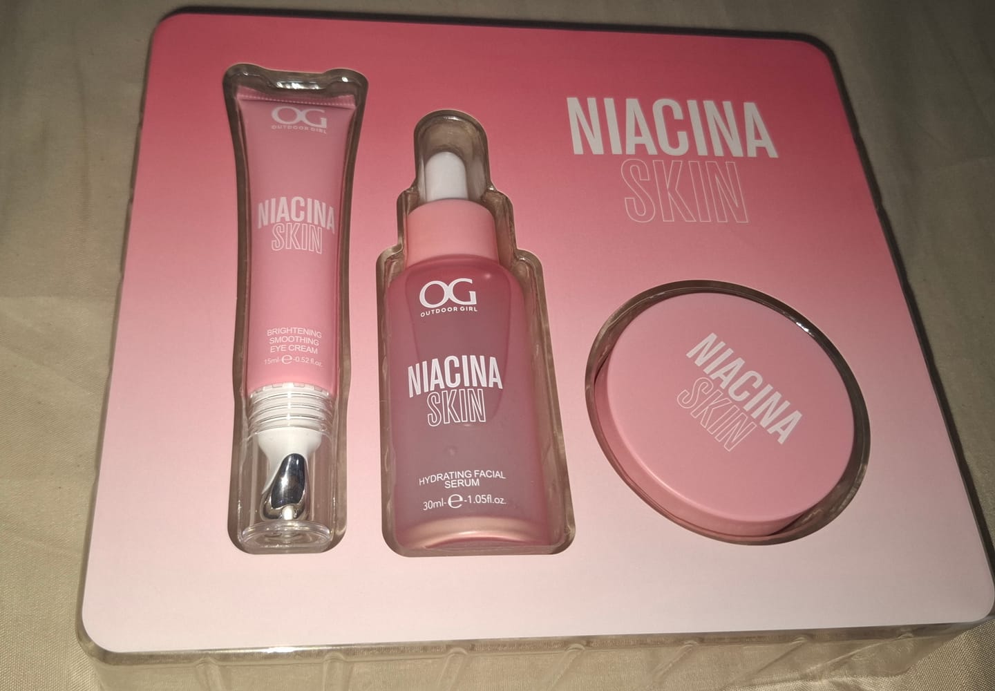 Customer photo review of KIT DE NIACINAMIDA X3 PRODUCTOS