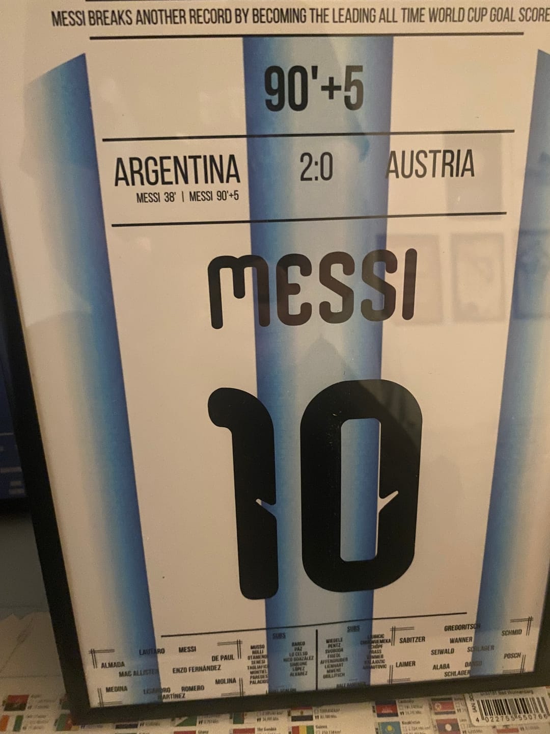 Customer photo review of Historisch! Messi wird zum alleinigen WM-Rekordtorschützen