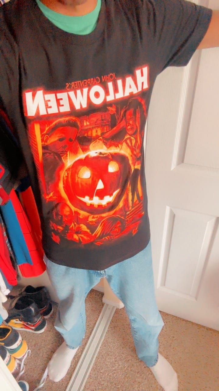 Customer photo review of Halloween Smith's Grove Curse T-Shirt
